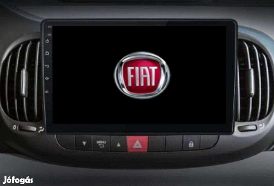 Fiat 500L Carplay Multimédia Android GPS Rádió Tolatókamerával