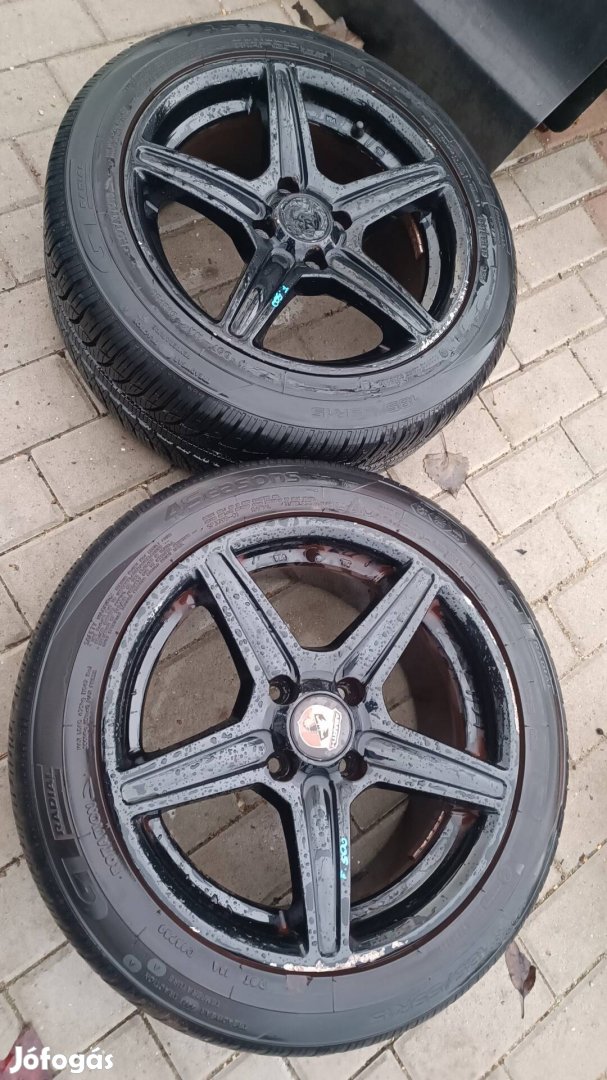 Fiat 500 15 zoll felni garnitúra 4x100 18555 gumi