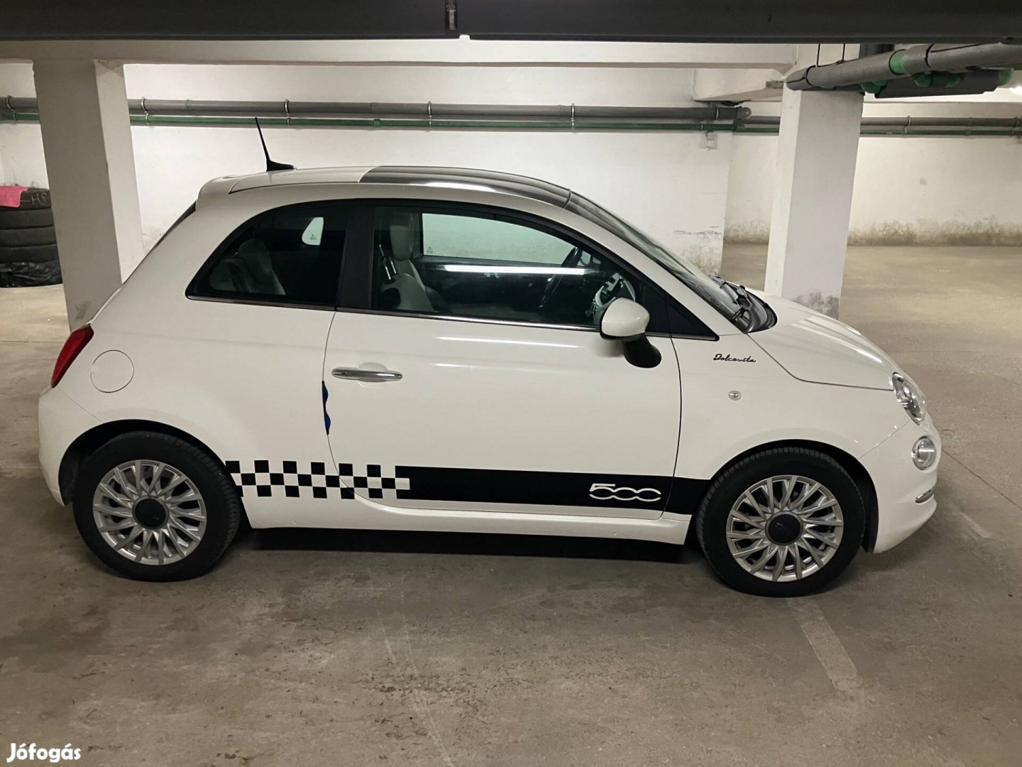 Fiat 500 1.0 BSG (Hibrid) Benzines ,Kitunő, Psnorámatető