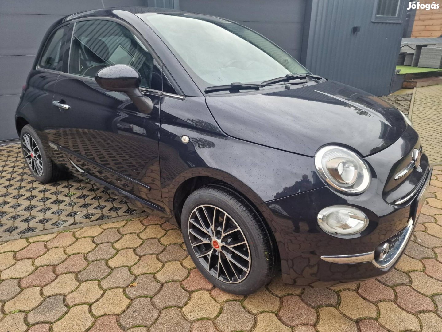 Fiat 500 1.2 8V Lounge Gyönyörű Lakkfekete.Üveg...