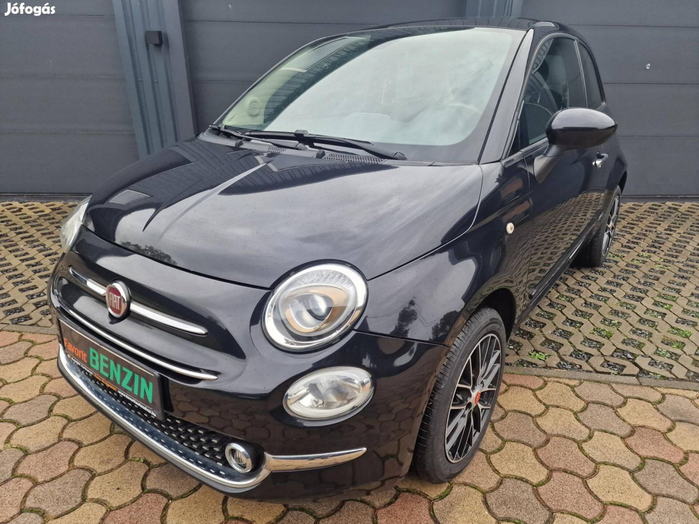 Fiat 500 1.2 8V Lounge Gyönyörű Lakkfekete.Üveg...