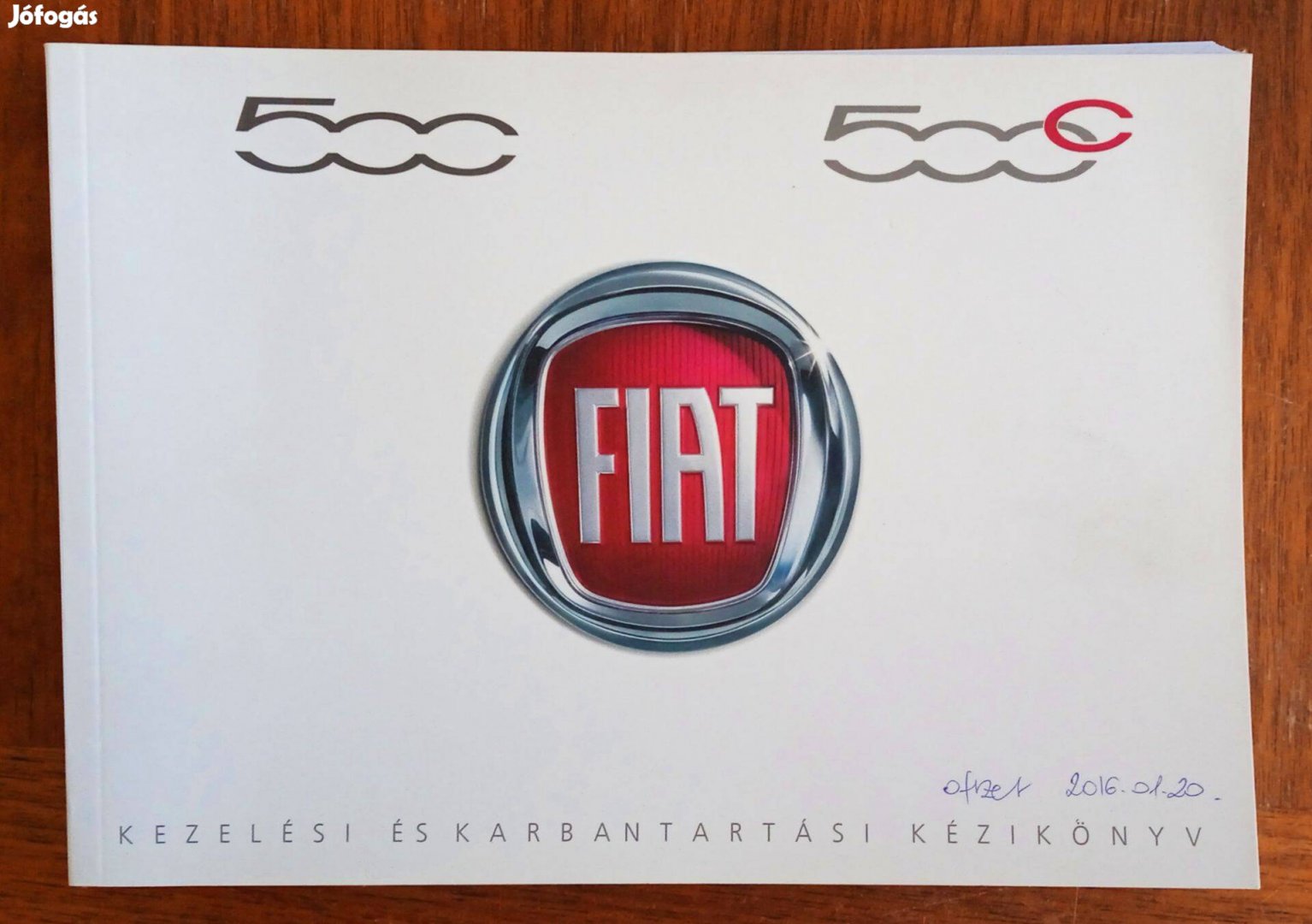 Fiat 500/500C Kezelés és Karbantartás (2015-)