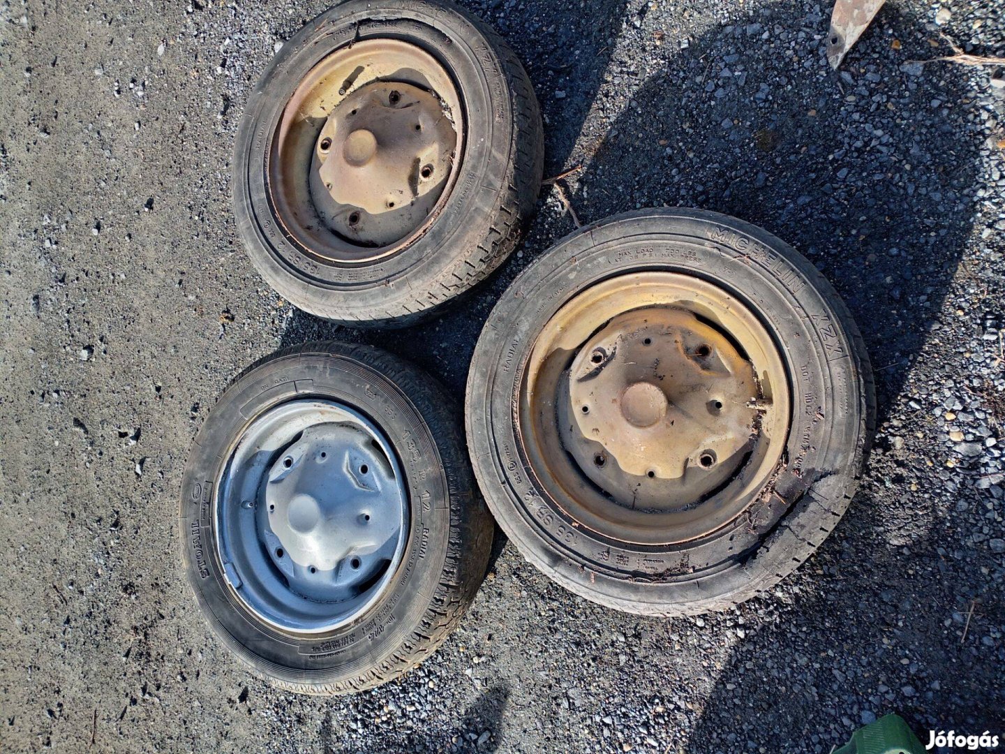 Fiat 500 (Polski fiat korai),felni garnitúra 3 db kép szerinti