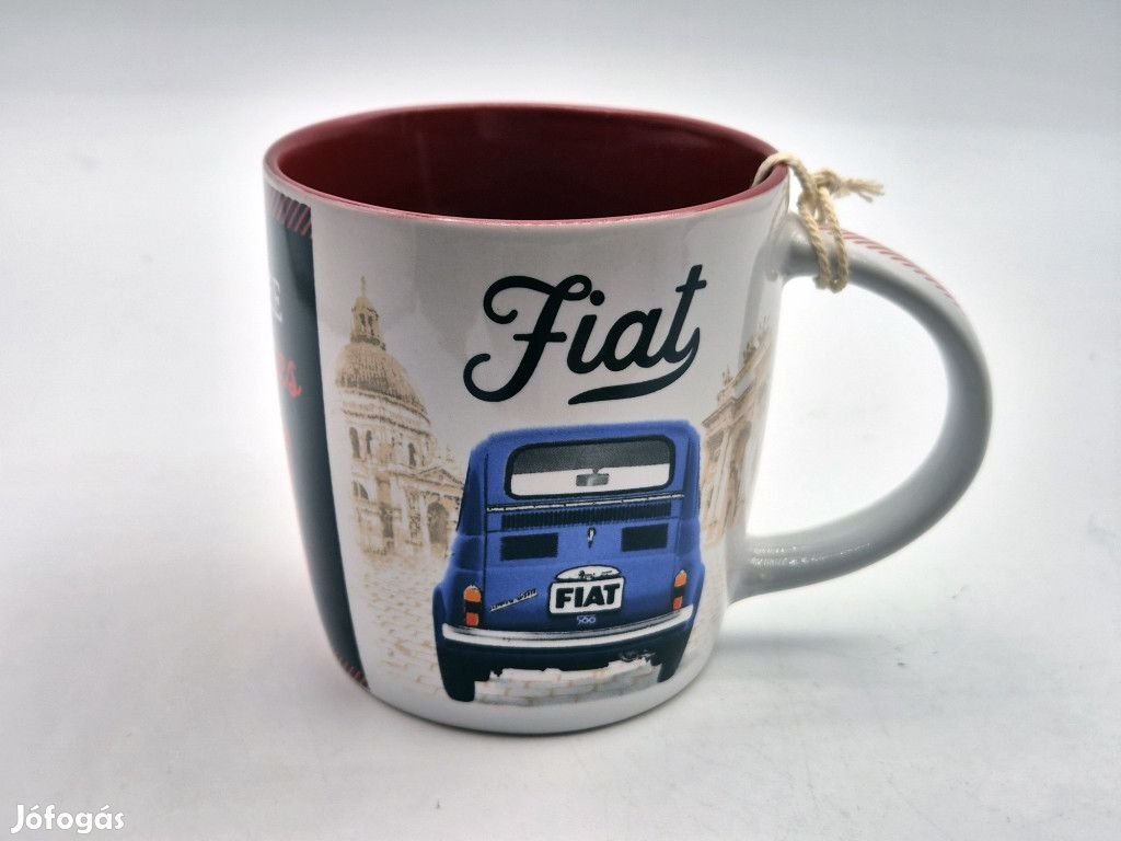 Fiat 500 - Enjoy the good times - kerámia bögre