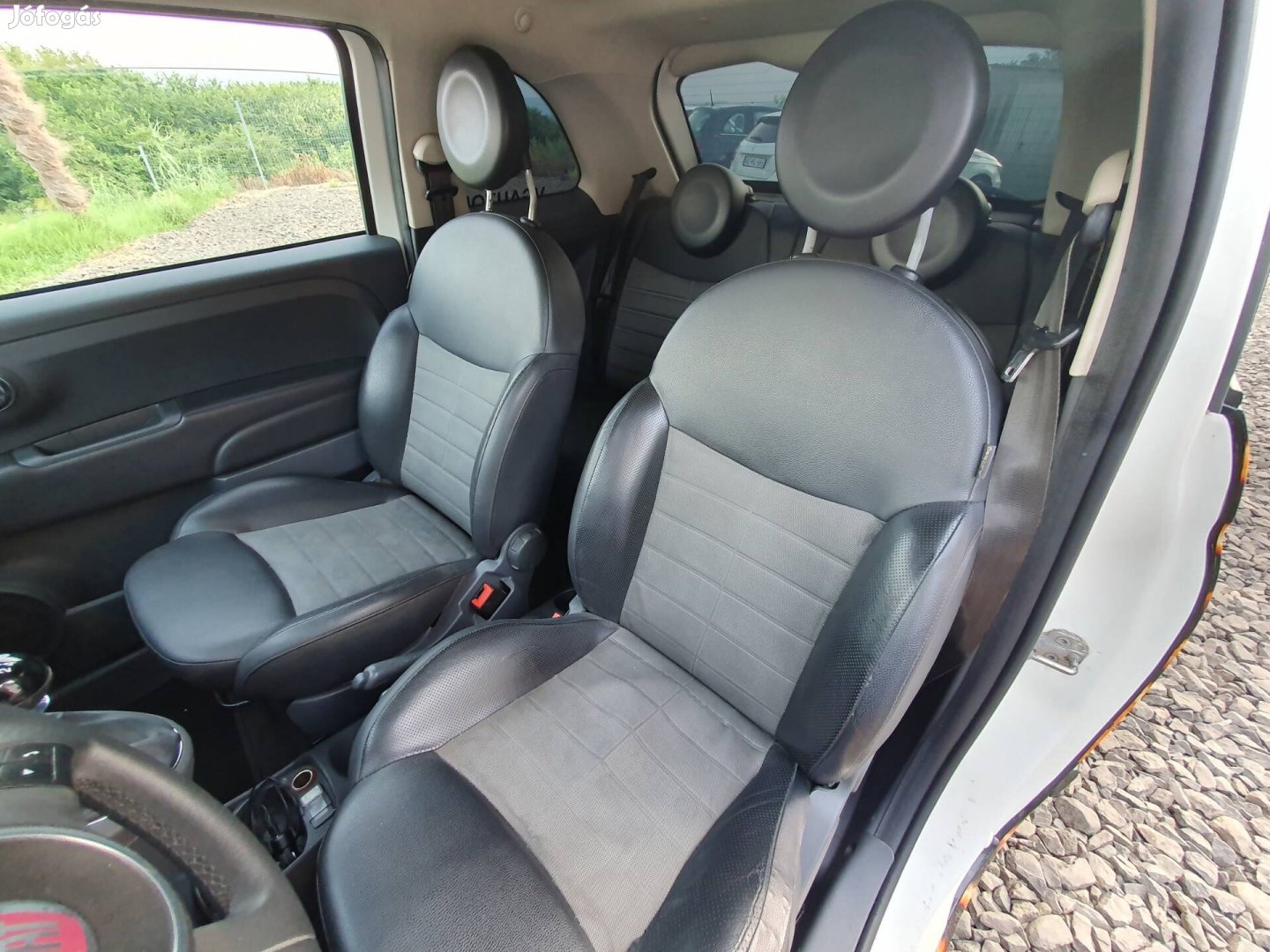 Fiat 500 bőr belső ülés