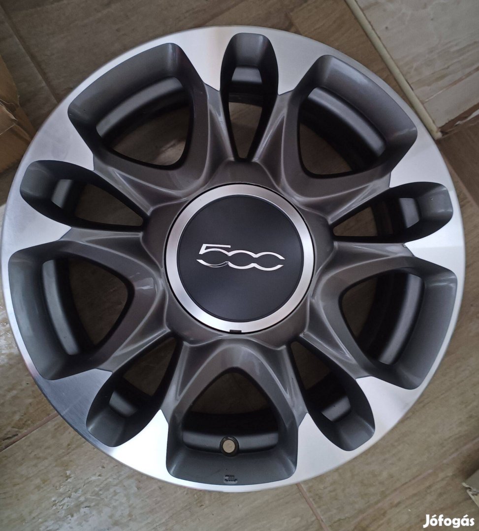 Fiat 500 gyári 15" 4x98 alufelni garnitúra, egyedi