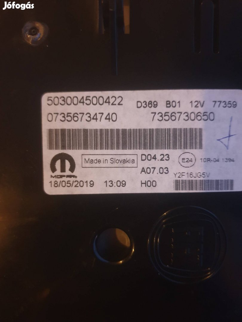 Fiat 500 műszetfal