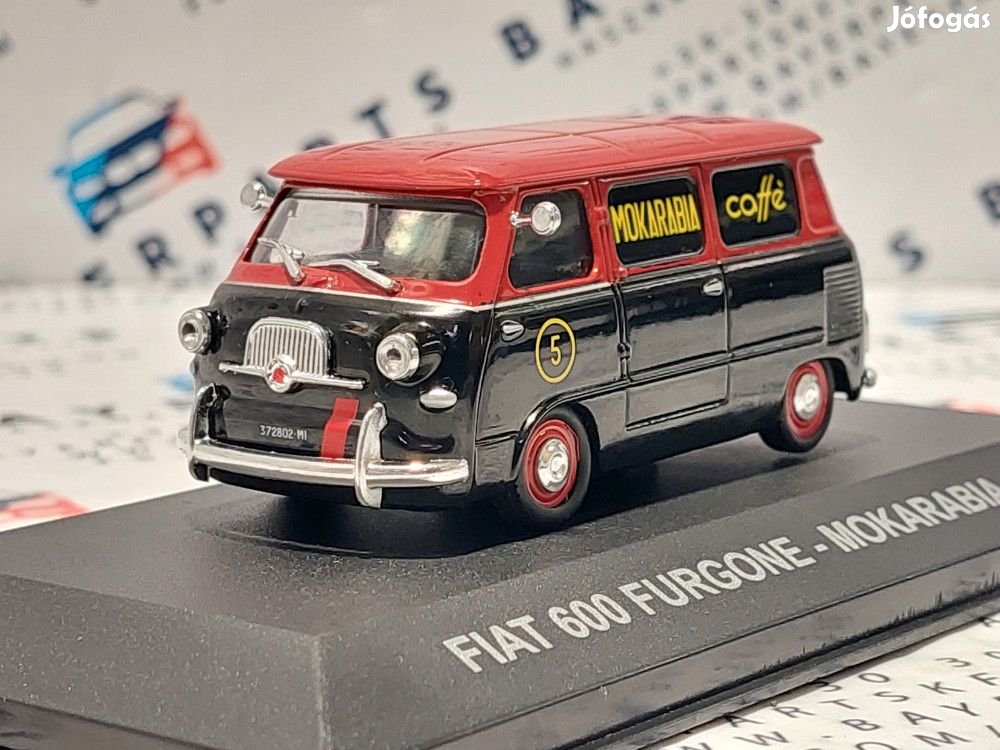 Fiat 600 van - urgone - Mokarabia caffé (1958) -  Edicola - 1:43