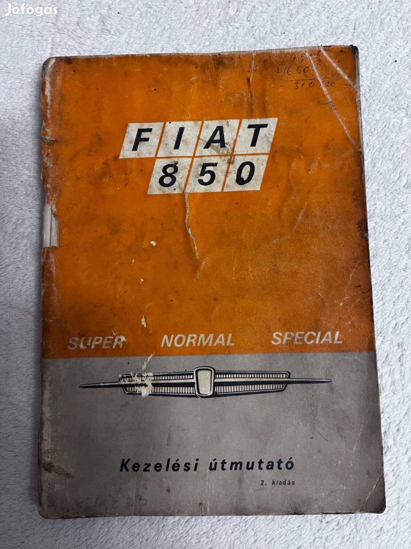 Fiat 850 kezelési útmutató