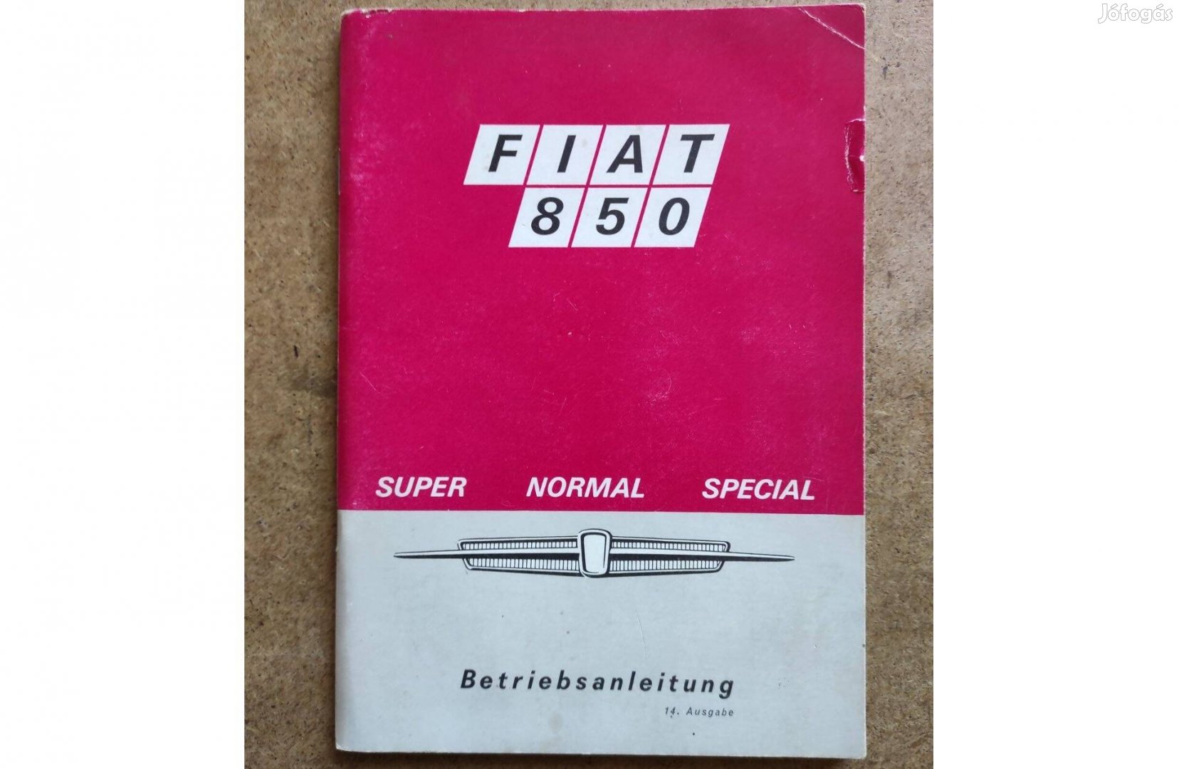 Fiat 850 kezelési útmutató. 1971-