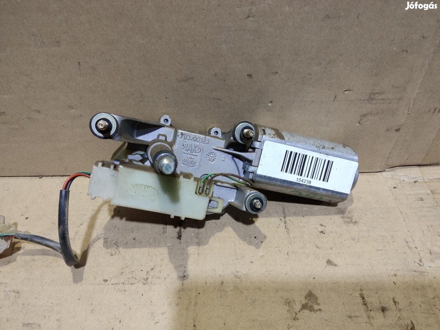 Fiat Doblo 2000-2009 hátsó ablaktörlő motor, felnyíló ajtós