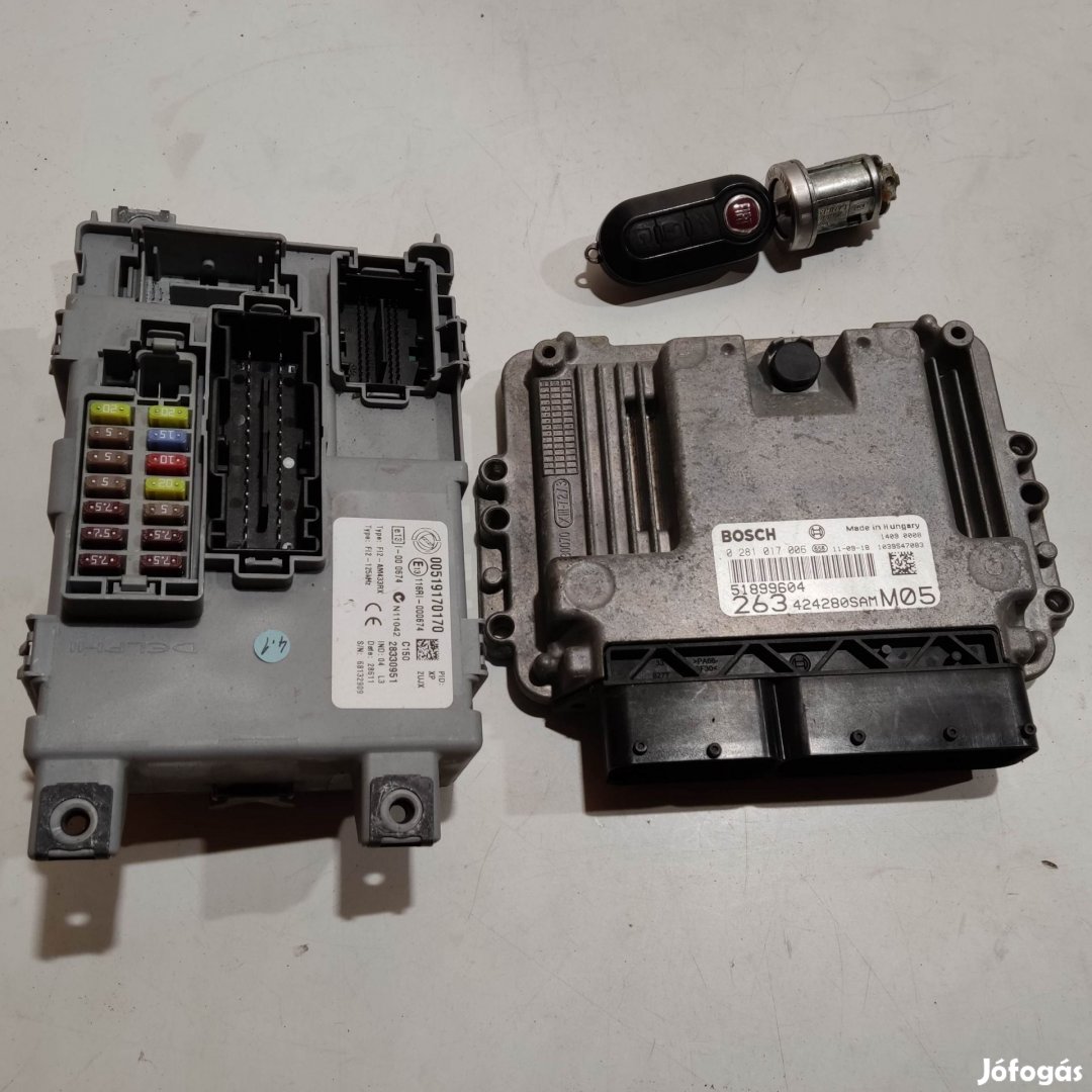 Fiat Doblo 2009-2015 1,6 16v Diesel Motorvezérlő 0281017006 ,