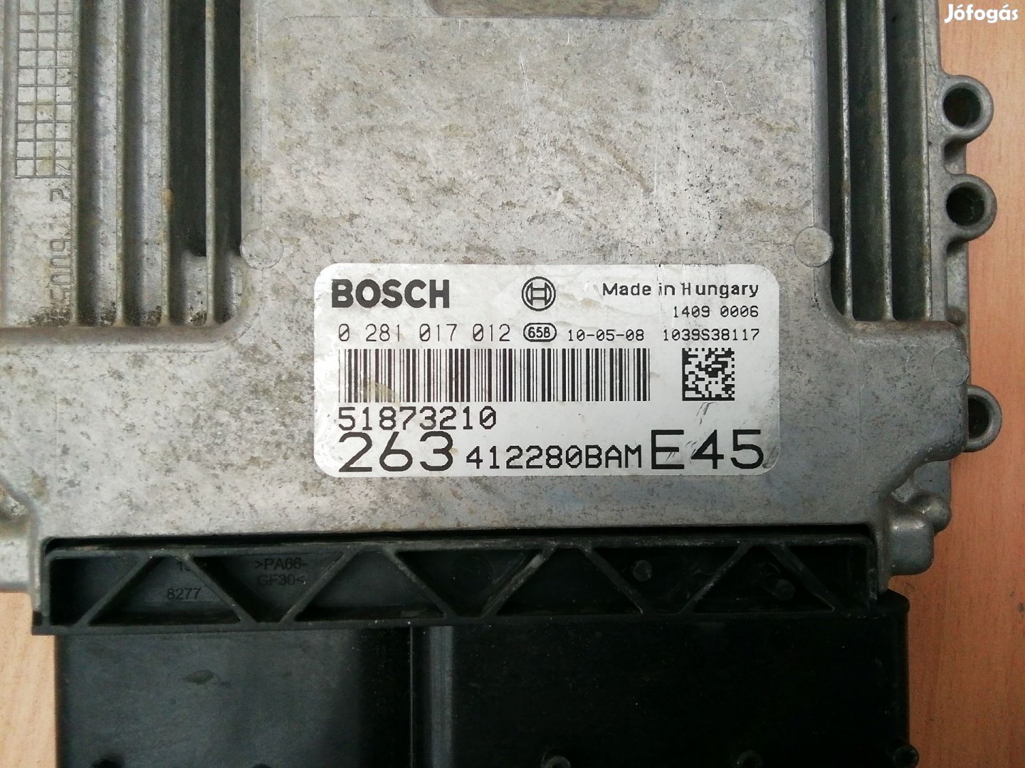 Fiat Doblo 2009-2015 1,6 16v Diesel Motorvezérlő  0281017012 ,