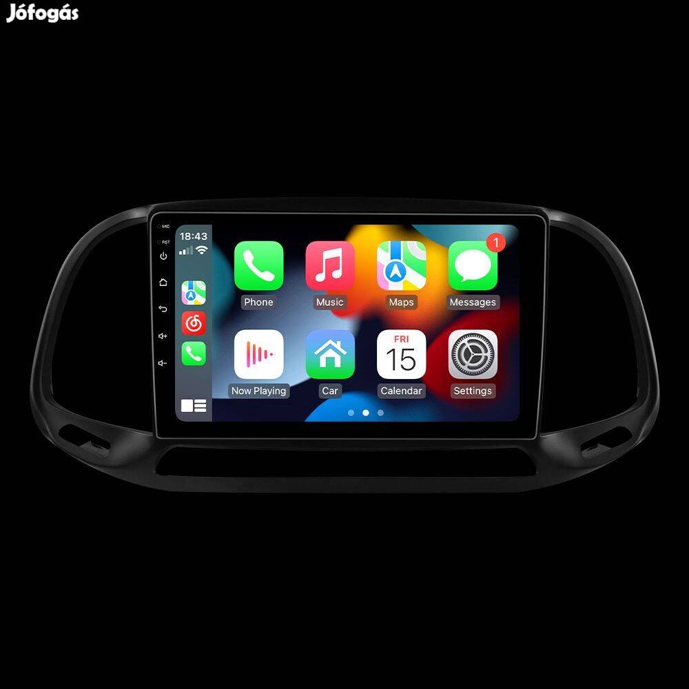 Fiat Doblo III 9" Multimédia fejegység - Android 12. Carplay, IPS, DSP