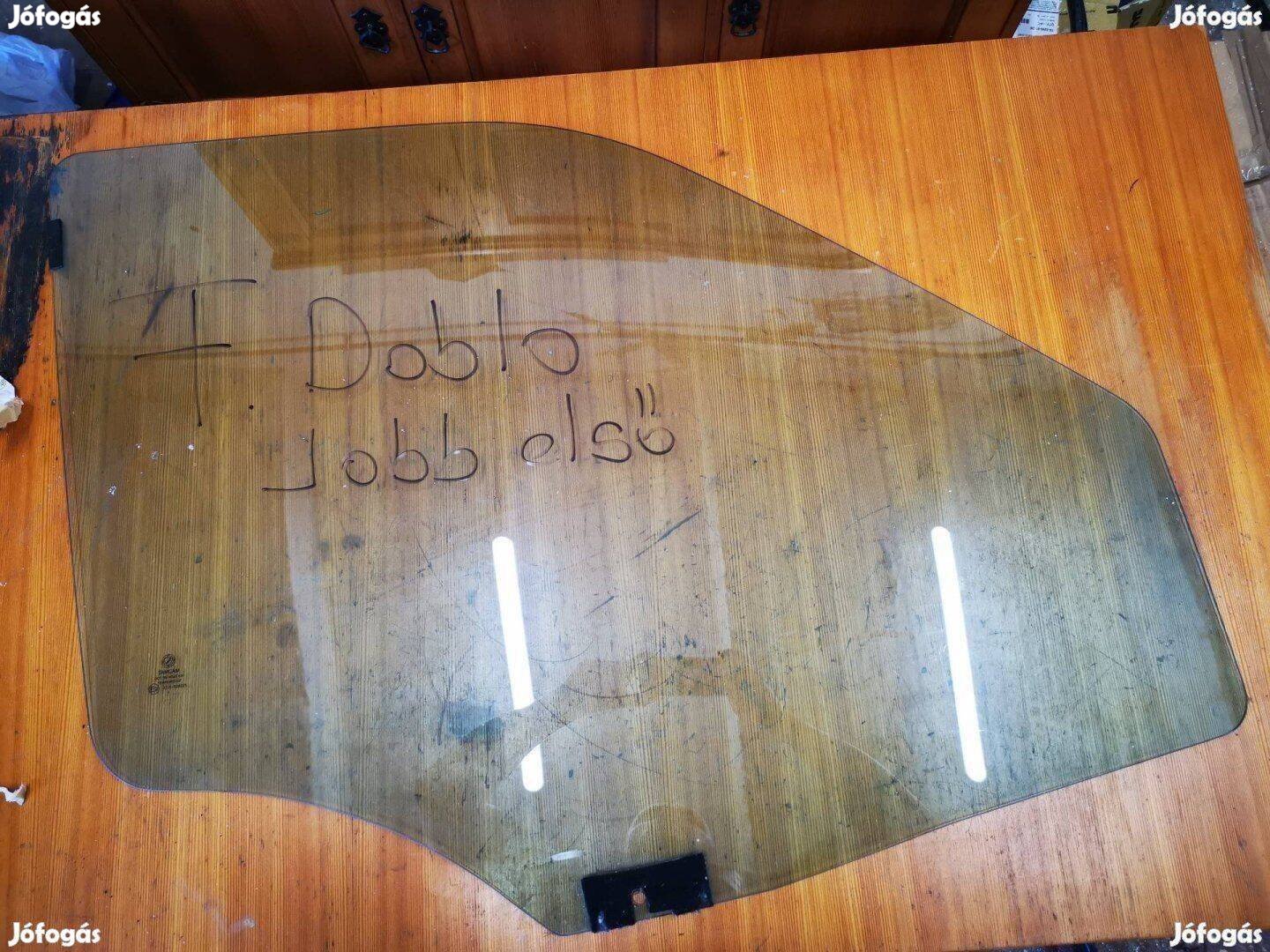 Fiat Doblo Opel Combo 2015-2021 jobb első üveg