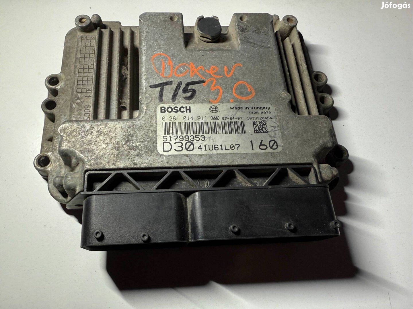 Fiat DucatoBoxer 3.0Mjet Motor vezérlő , ECU 0281014211