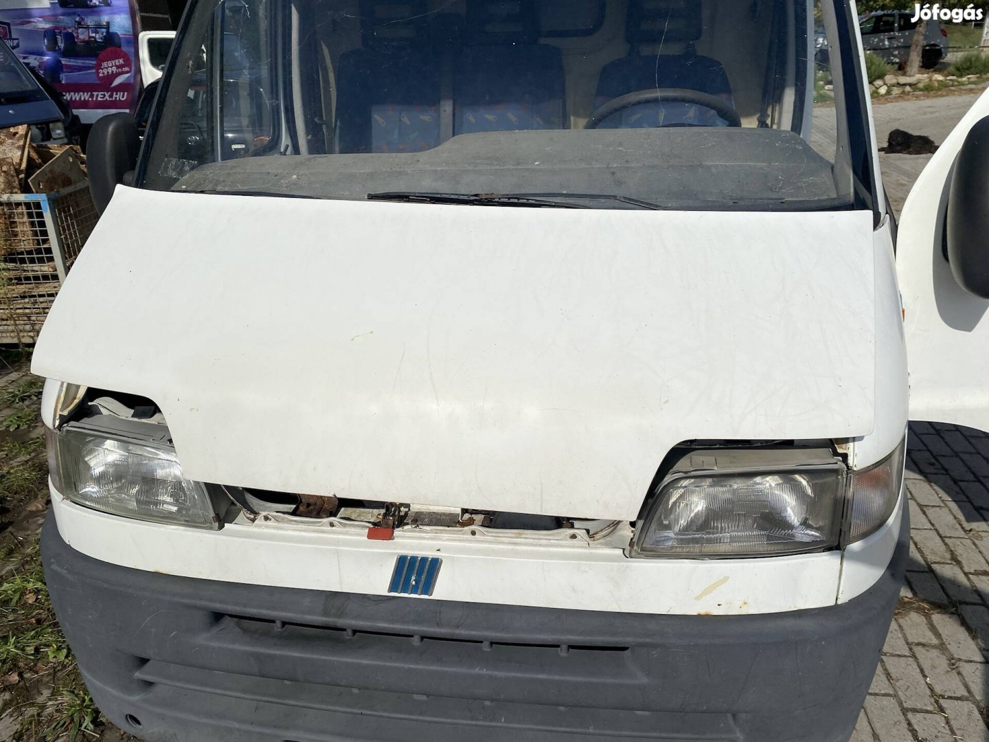 Fiat Ducato lökhárító fém hűtö zárhír eladó