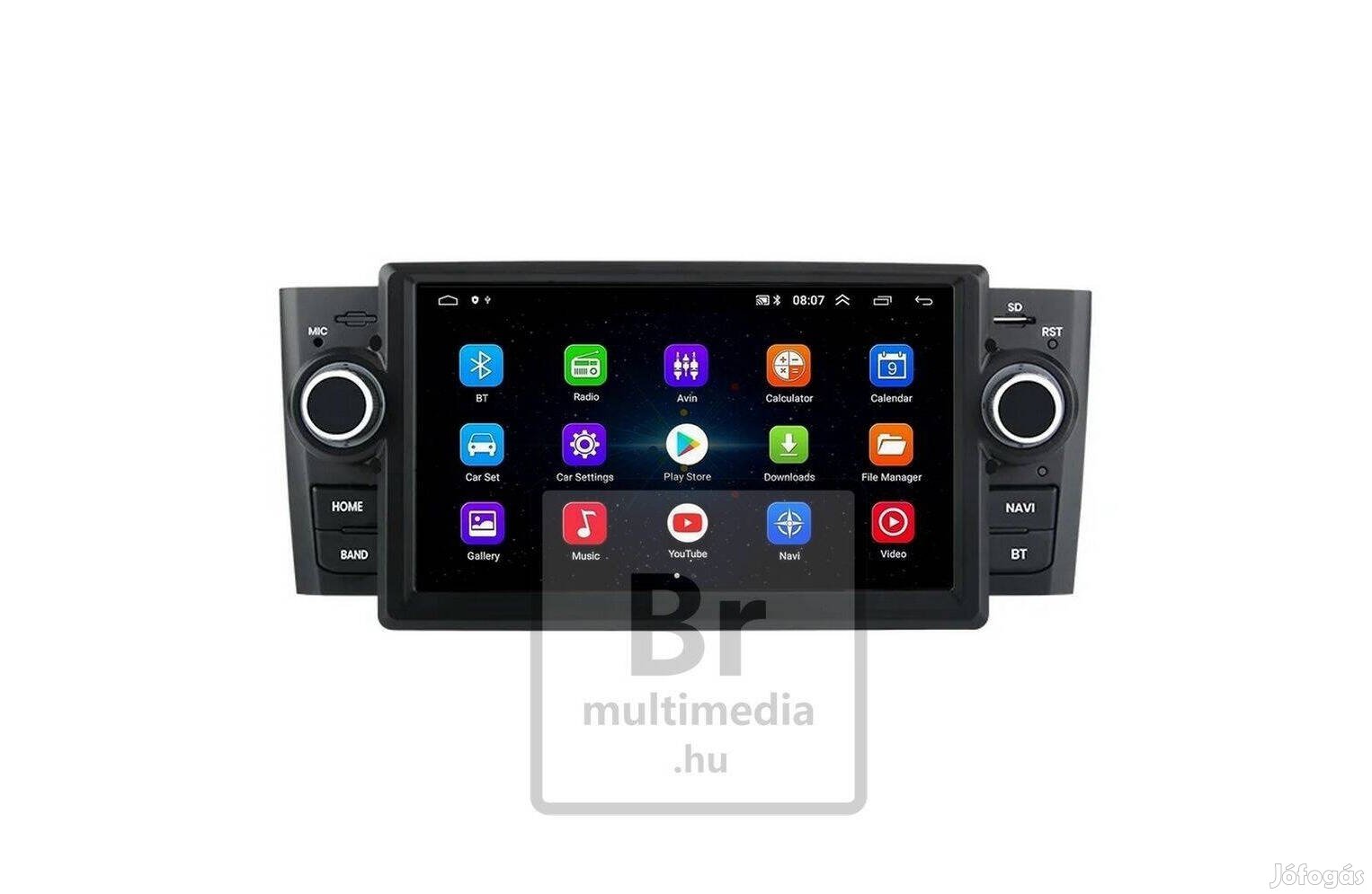 Fiat Grande Punto Android Autó Multimédia Navigáció Rádió Fejegység