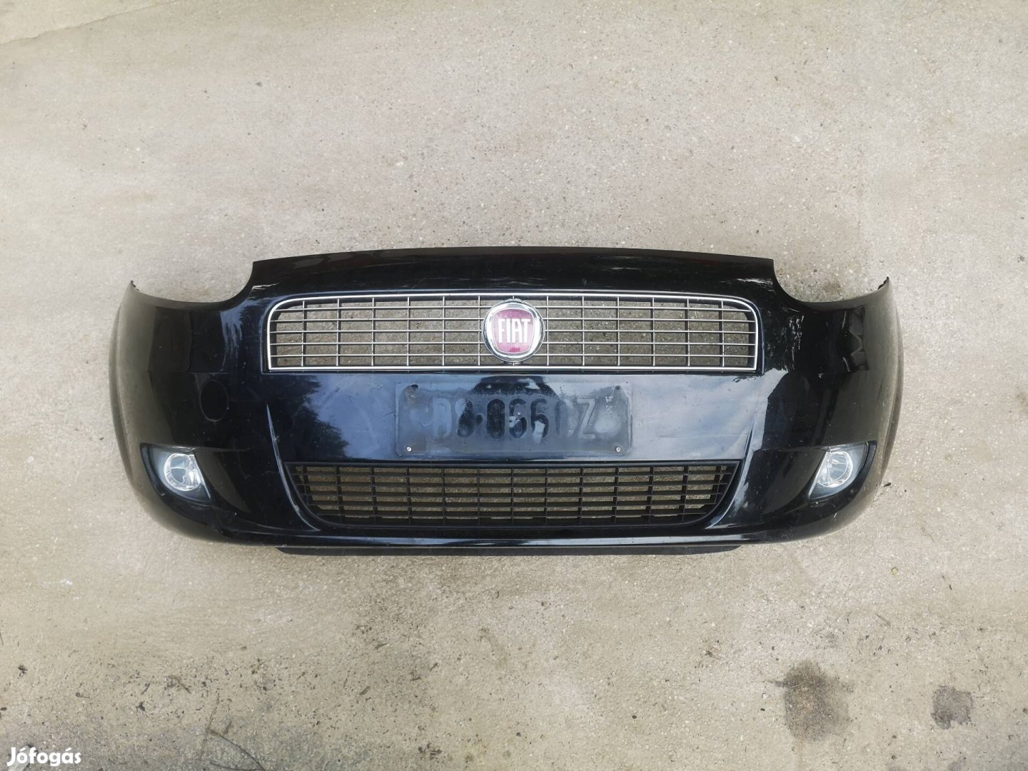 Fiat Grande Punto gyári első lökhárító fekete 