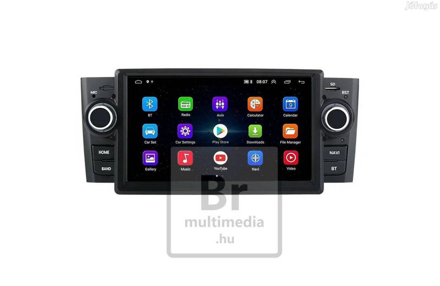 Fiat Linea 2Din Android Kijelző Rádió Multimédia Navigáció Carplay