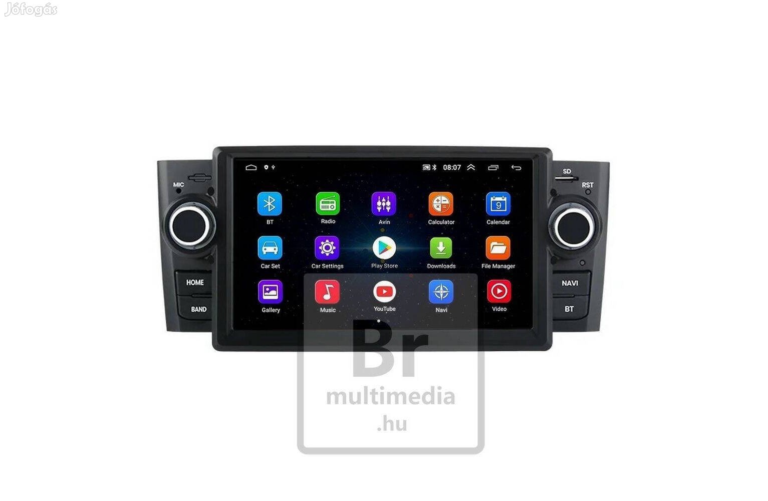 Fiat Linea Navigáció Android Multimédia Autórádió 7" Kijelző Rádió