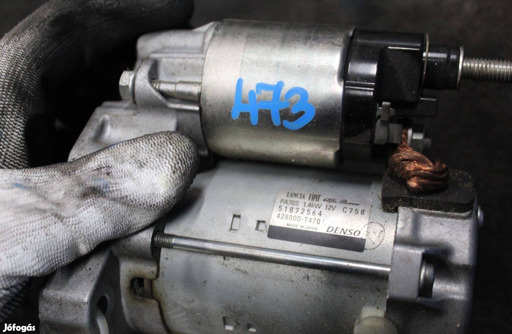 Fiat Panda 0.9 2012- önindító 51872564 (473)