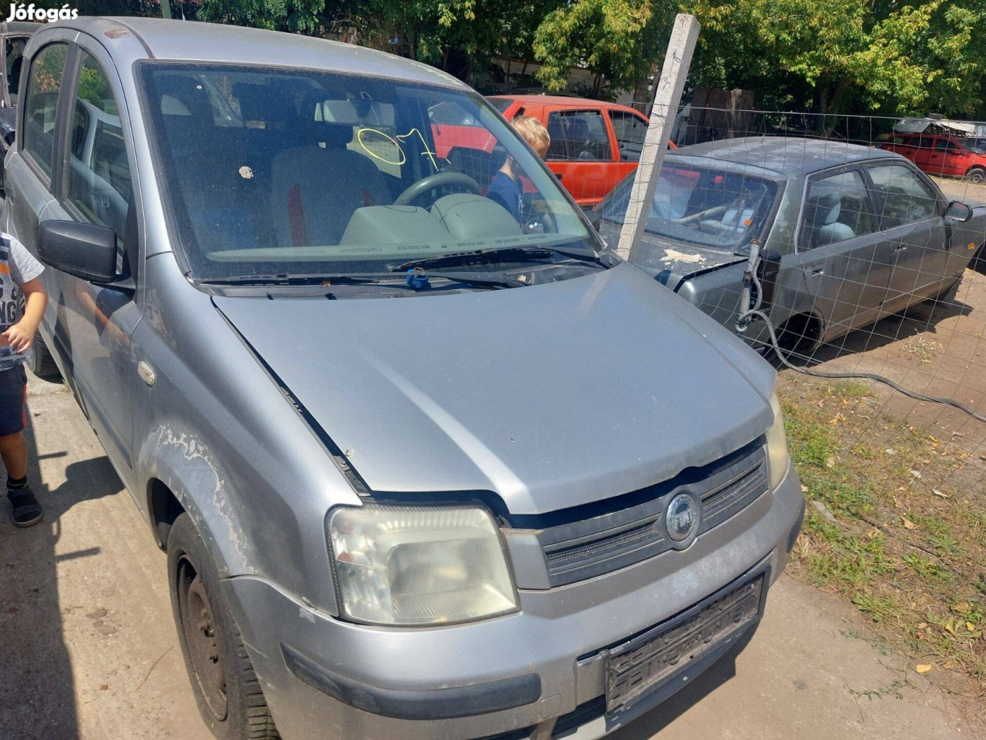 Fiat Panda 2 karosszéria elemei szürke