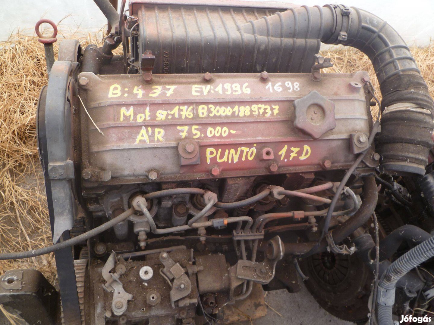 Fiat Punto1,7D Motor