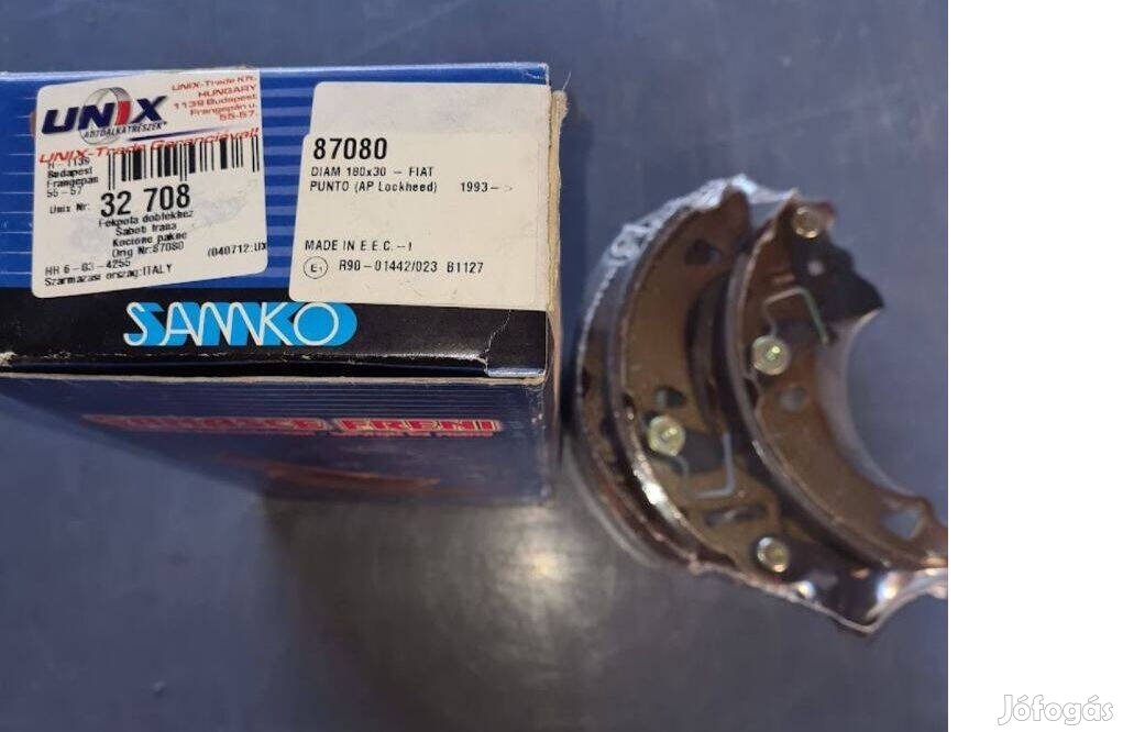 Fiat Punto Fékpofa Garnitúra