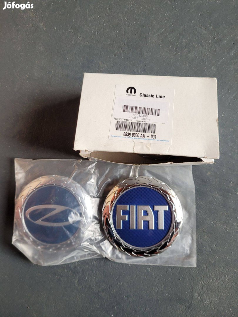 Fiat Punto II gyári első embléma és Zastava embléma