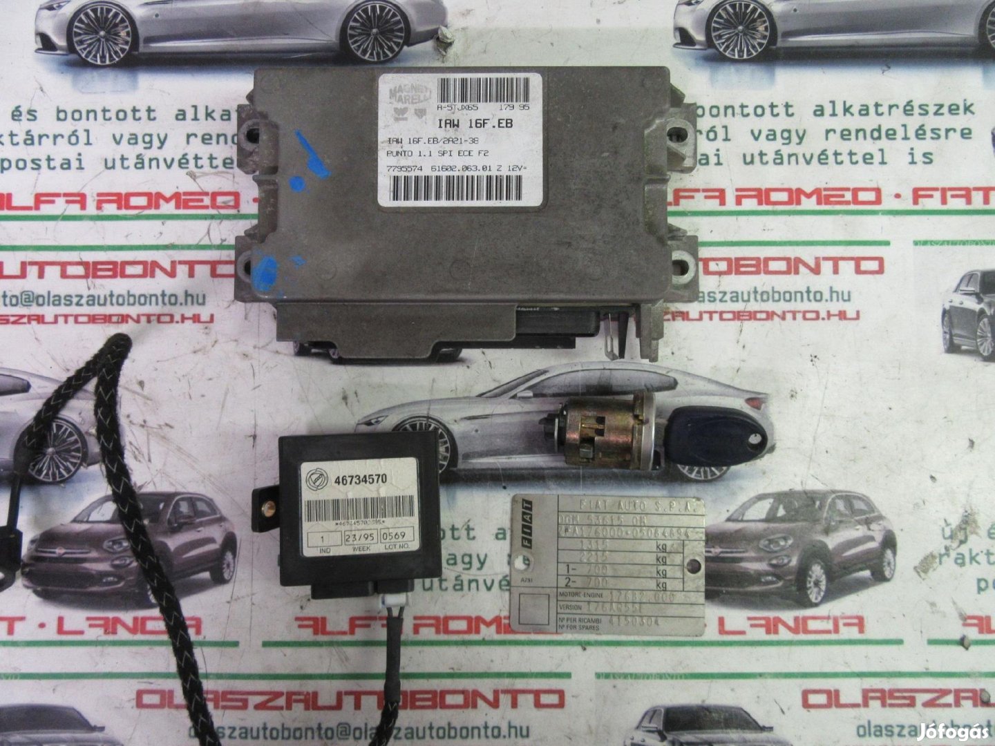 Fiat Punto I.  1,1 benzin motorvezérlő szett 7795574