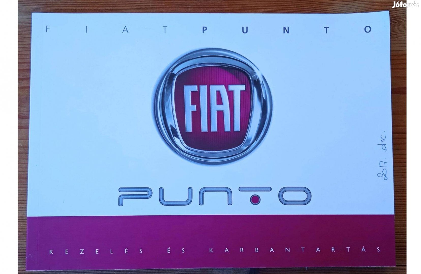 Fiat Punto Kezelés és Karbantartás (2017-)