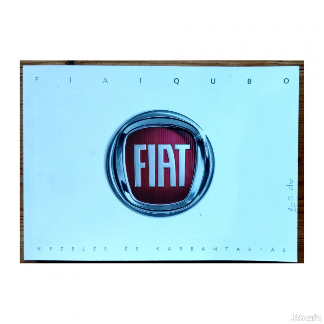 Fiat Qubo Kezelés és Karbantartás (2017-)