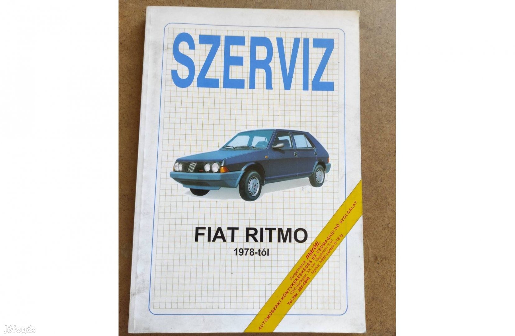 Fiat Ritmo javítási karbantartási könyv. Szerviz