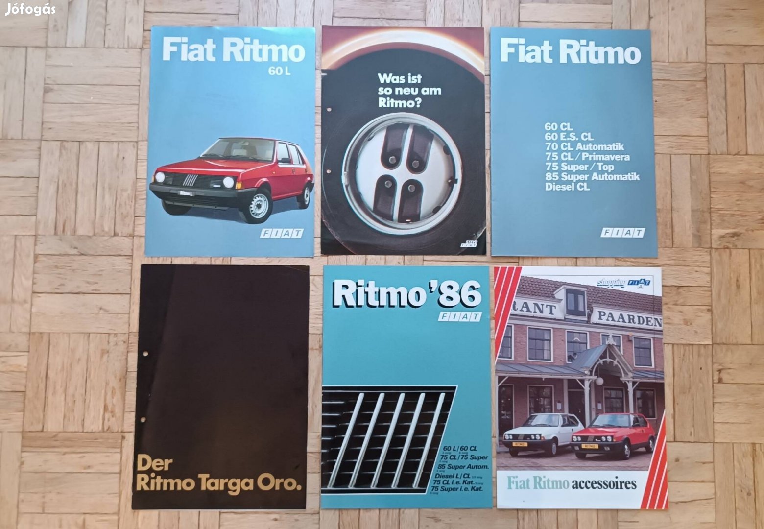 Fiat Ritmo prospektus gyűjtemény eredeti OT leírások