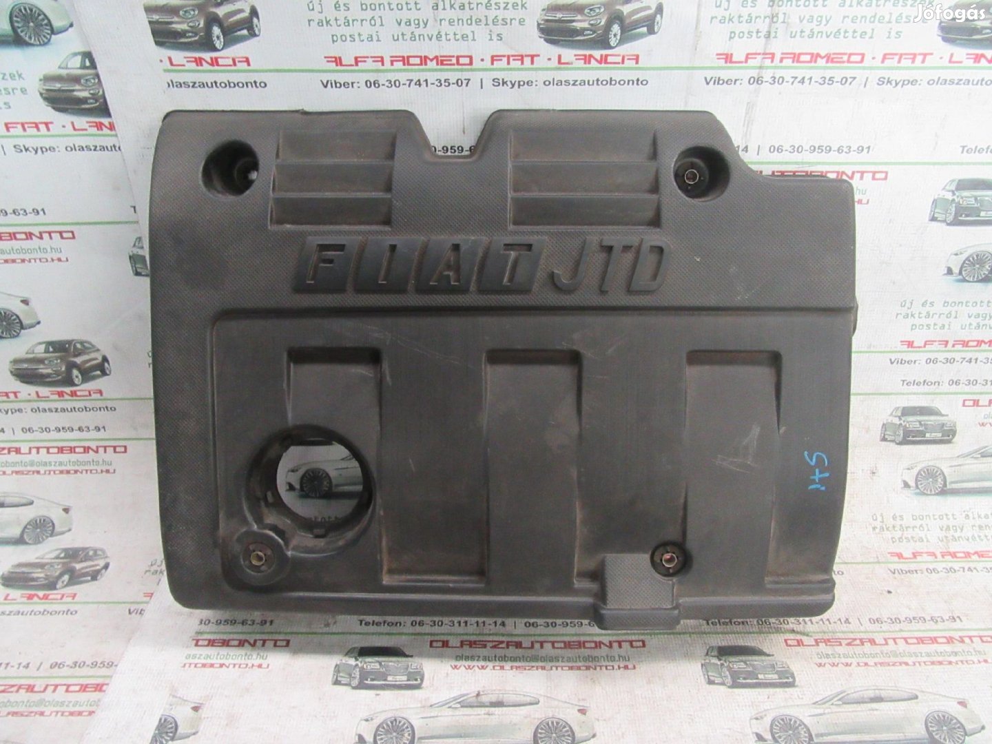 Fiat Stilo 1,9 Jtd 8v, 46760171 számú motor burkolat