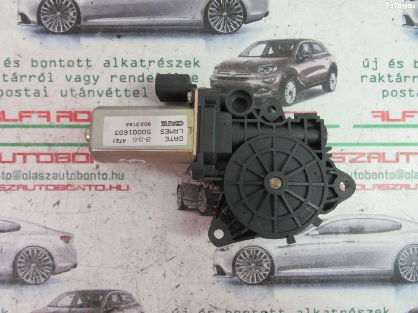 Fiat Stilo 5 ajtós jobb első, ablakemelő motor 50001603