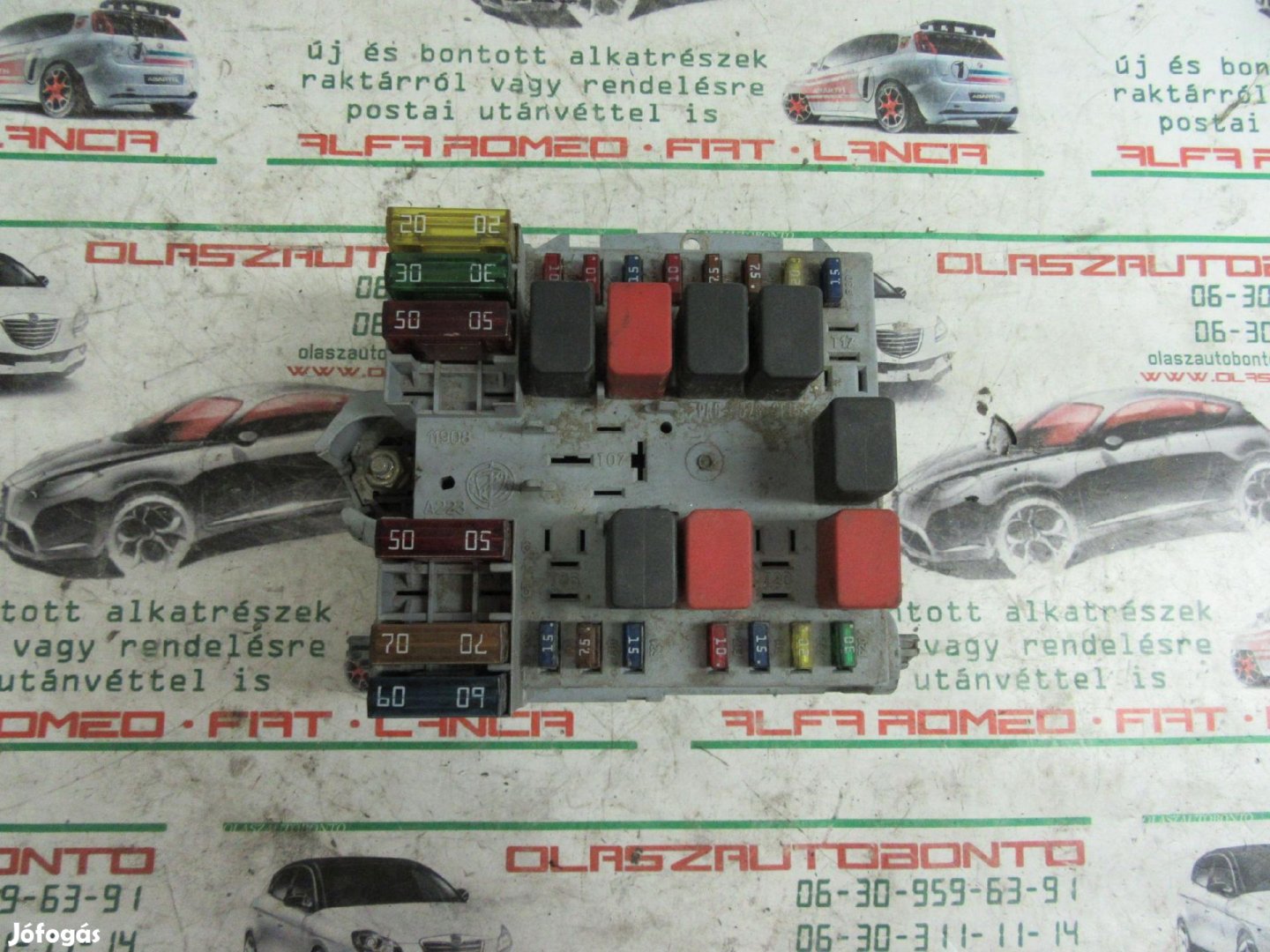 Fiat Stilo JTD , 46796538 számú külső biztosíték tábla