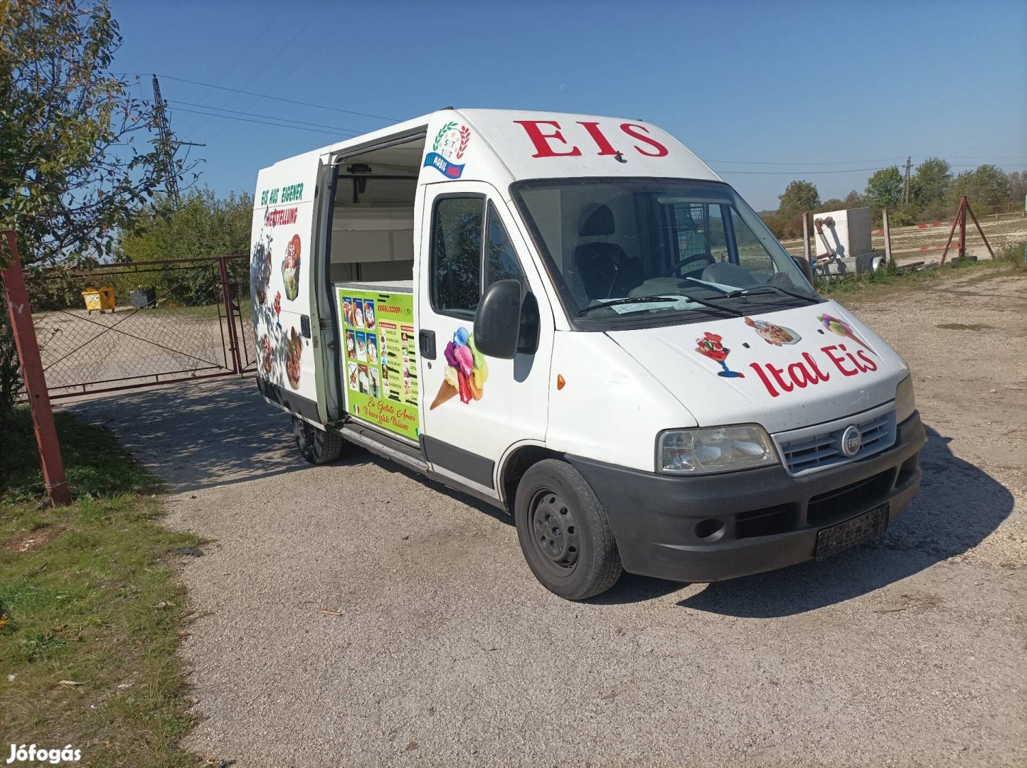 Fiat ducato büfé autó 