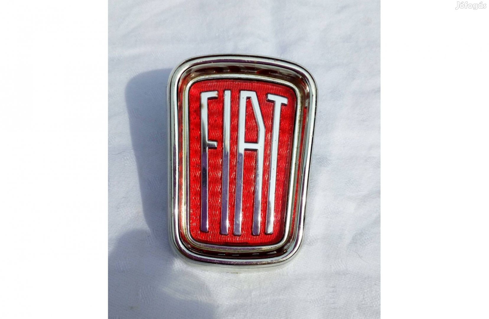 Fiat embléma gyári új króm több típushoz: Fiat 500, 125