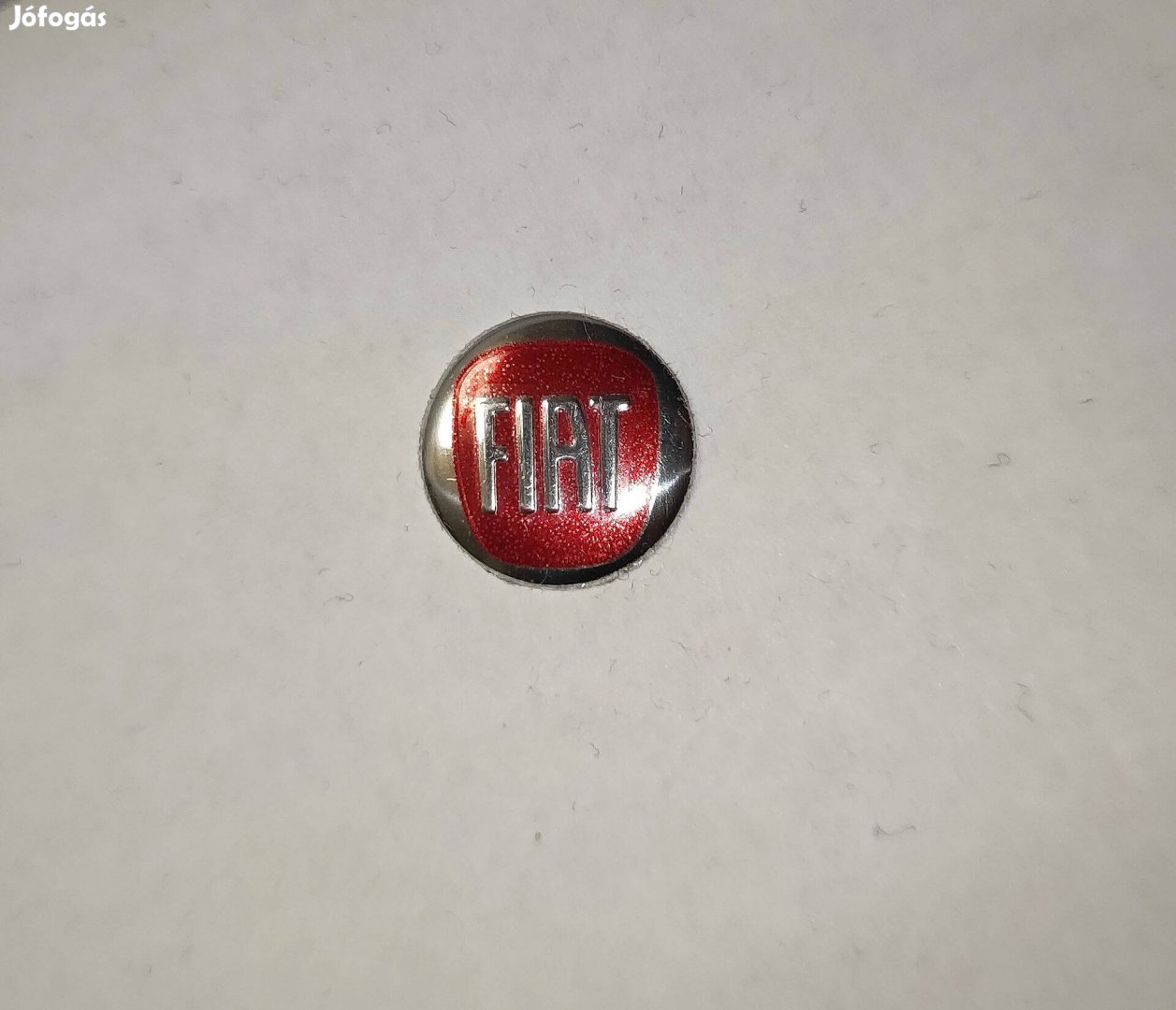 Fiat indítókulcs (autó kulcs) piros embléma 14 mm-es