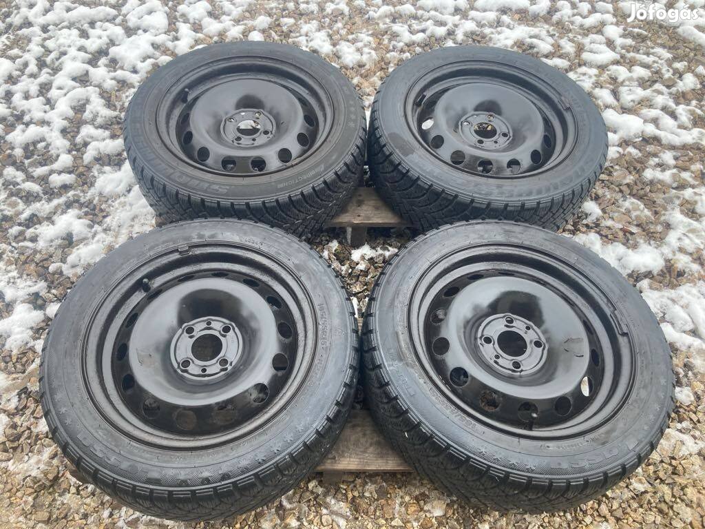 Fiat téli 4x98 kerekek Lassa 185/55 R15 gumikkal