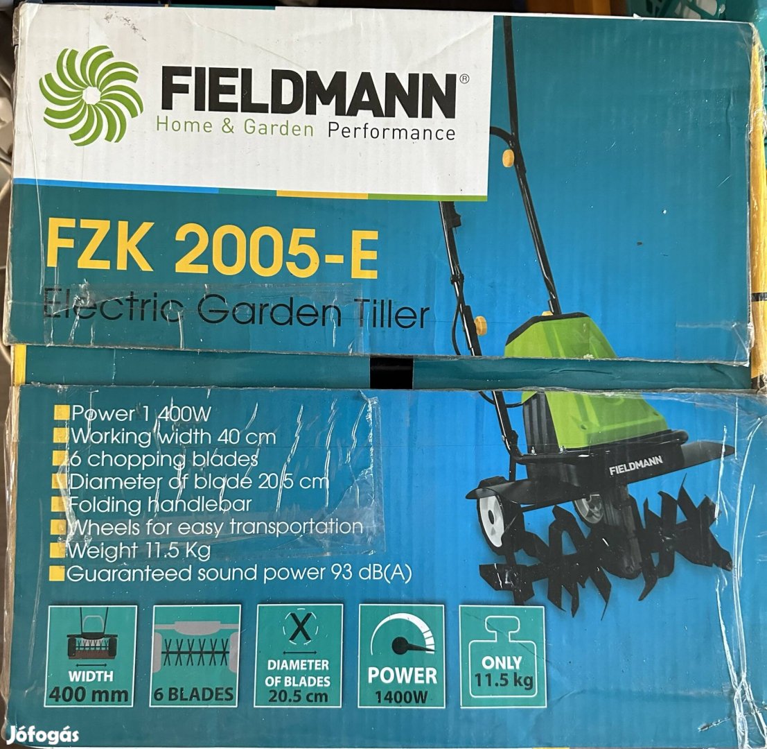 Fieldmann FZK2005E 1400W-ős rotációs kapa