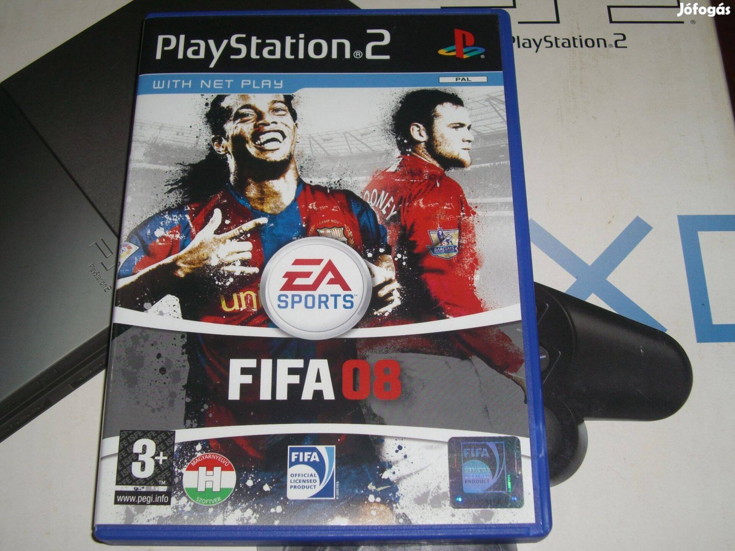 Fifa 08 Magyar Menű és Szinkron Playstation 2 eredeti lemez eladó