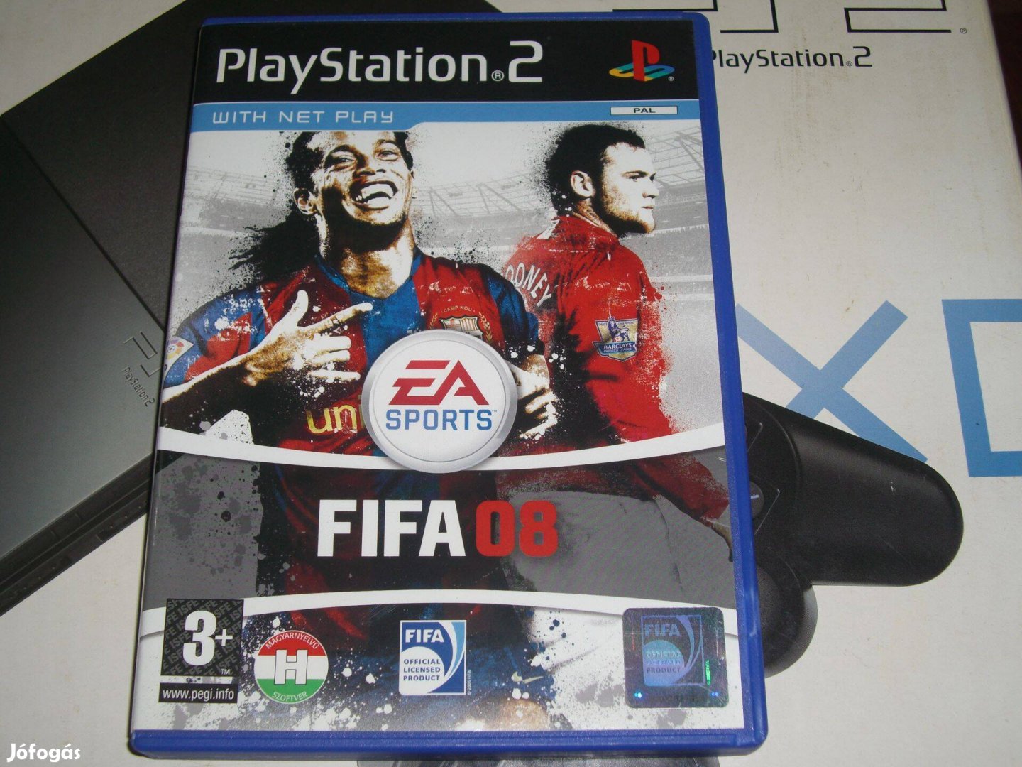 Fifa 08 Magyar Menű és Szinkron Playstation 2 eredeti lemez eladó