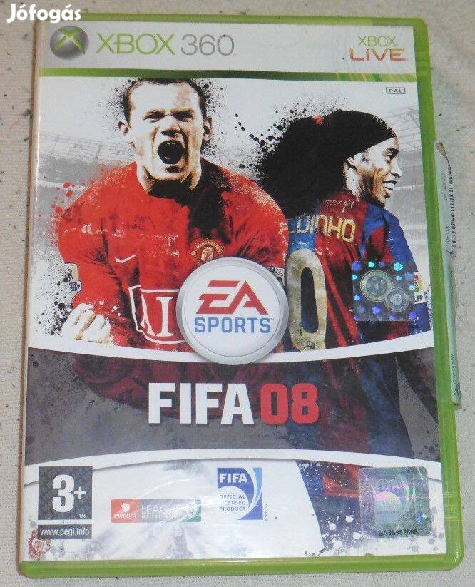 Fifa 08. Angol Nyelvű Gyári Xbox 360 Játék Akár Féláron