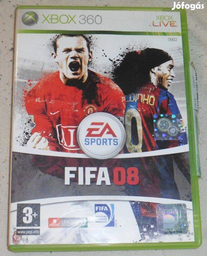 Fifa 08. Angol Nyelvű Gyári Xbox 360 Játék Akár Féláron