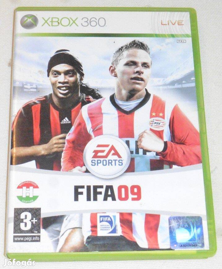 Fifa 09. Magyar nyelvű Gyári Xbox 360 Játék Akár Féláron