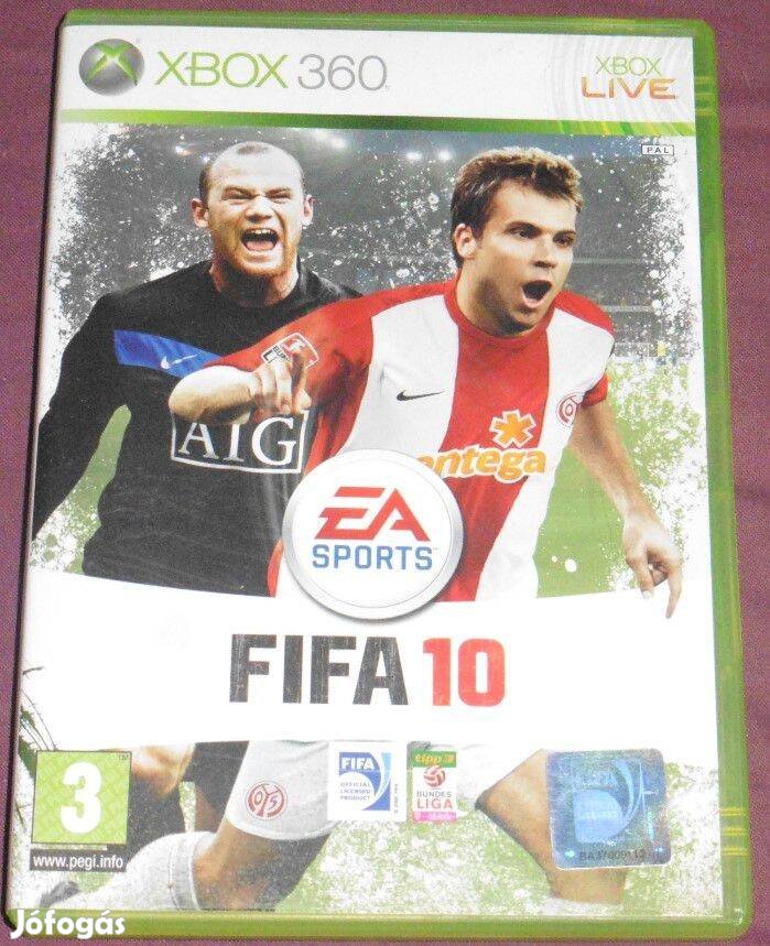 Fifa 10. német, fra, spa, olasz nyelven Gyári Xbox 360 Játék Akár Félá