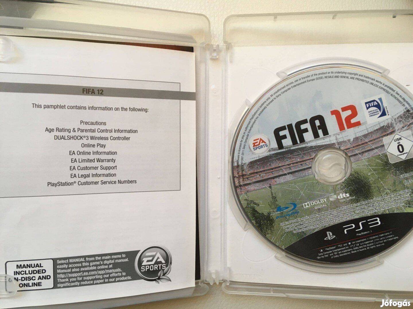 Fifa 12 - Playstation 3 (PS3) eredeti játéklemez